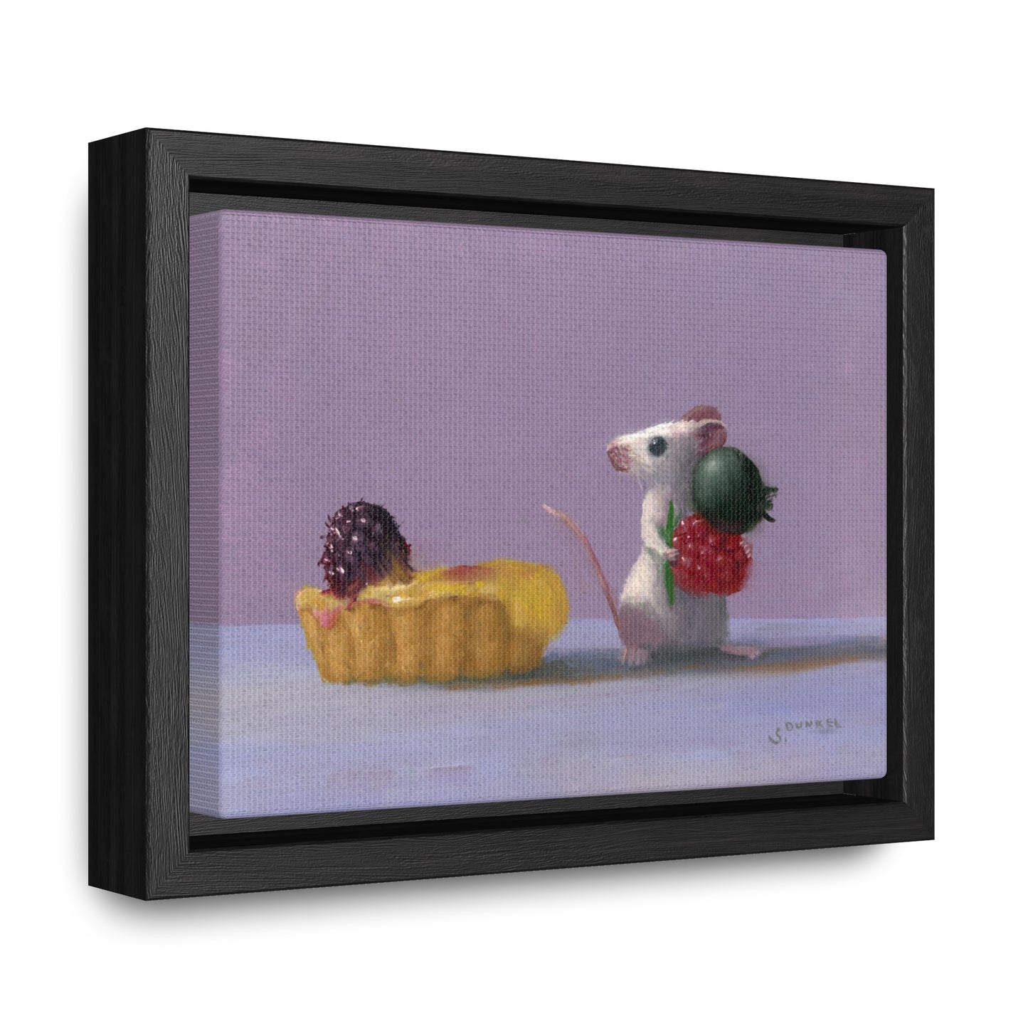Stuart Dunkel: "Tart Shopping" - Framed Canvas Reproduction