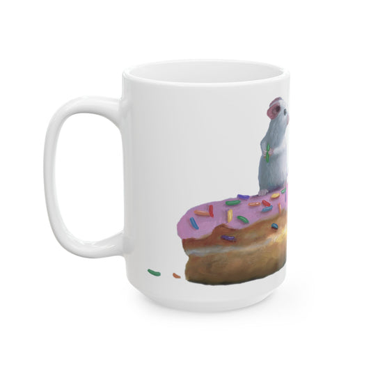 Stuart Dunkel | Conquered Donut Ceramic Mug