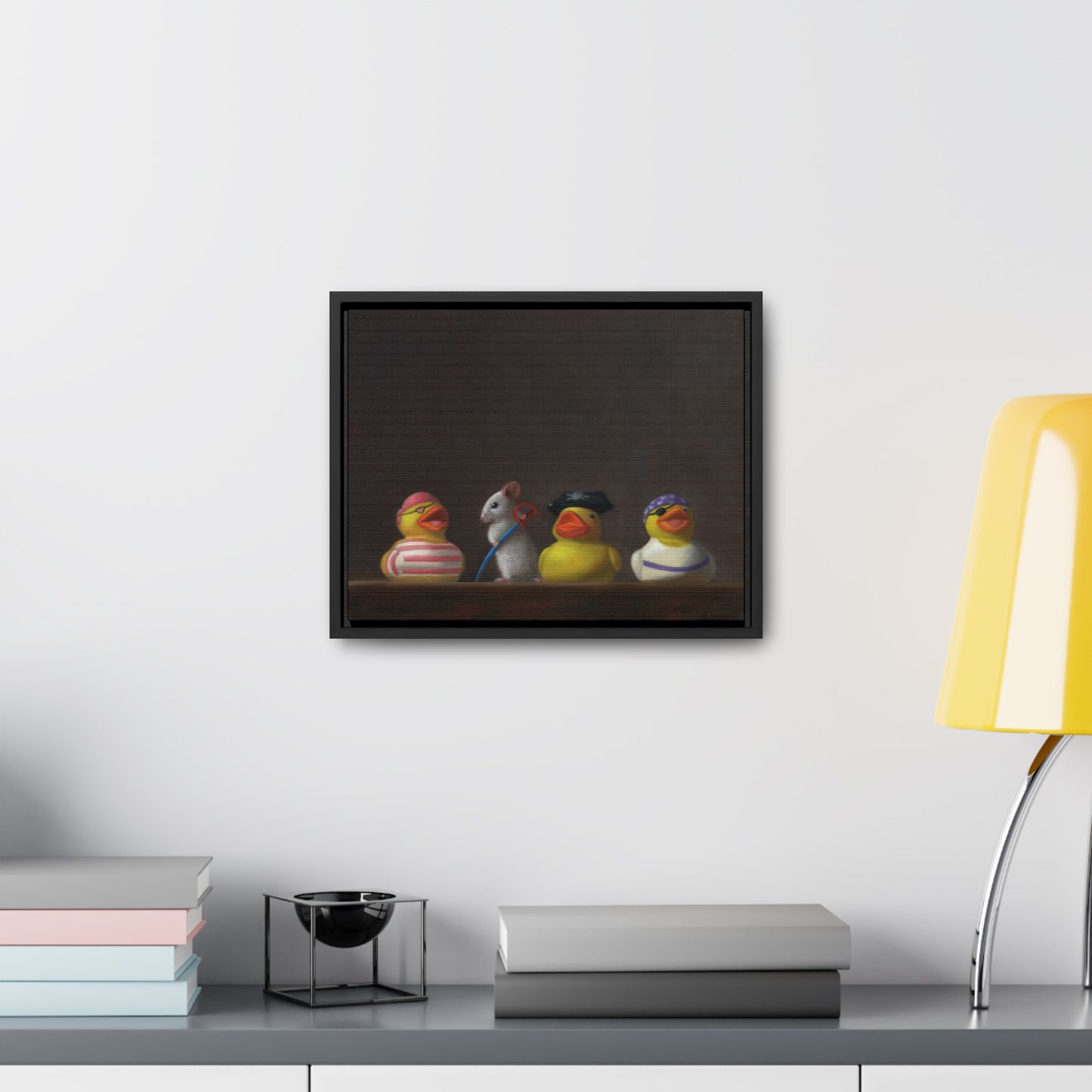 Stuart Dunkel: "Family Portrait: It's a Pirates Life" - Framed Canvas Reproduction