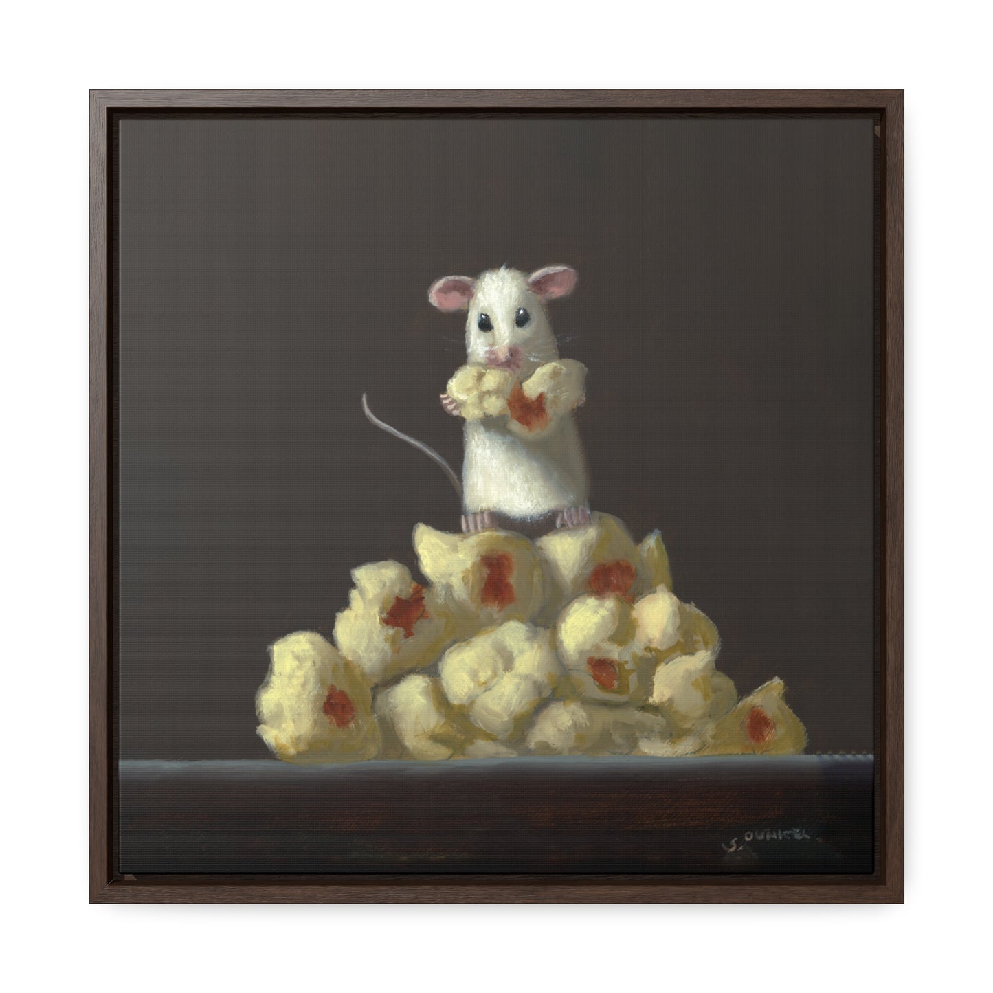 Stuart Dunkel: "More Butter" - Framed Canvas Reproduction