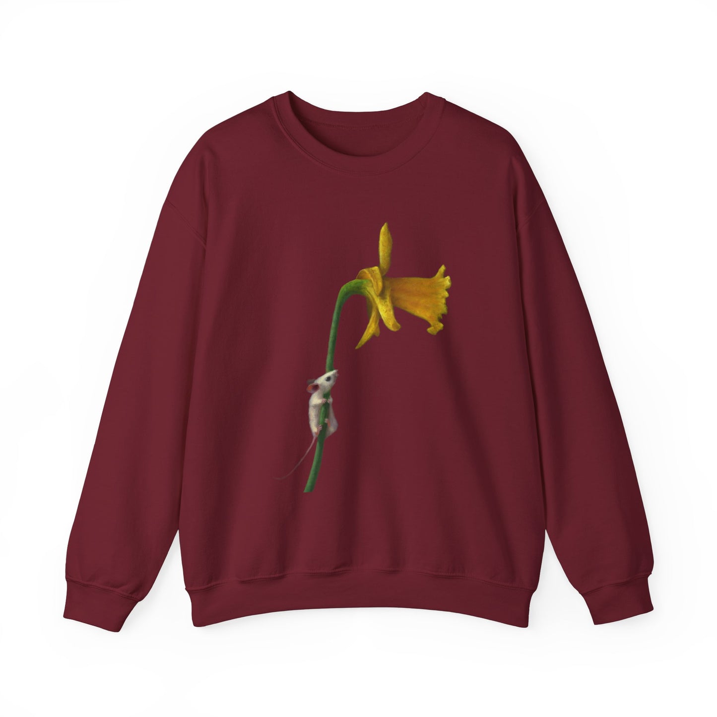 Stuart Dunkel: "Curious Yellow" Crewneck Sweatshirt