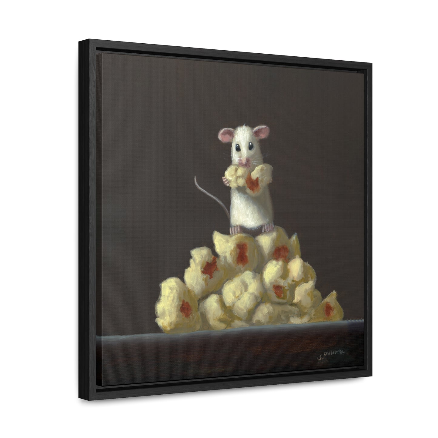 Stuart Dunkel: "More Butter" - Framed Canvas Reproduction