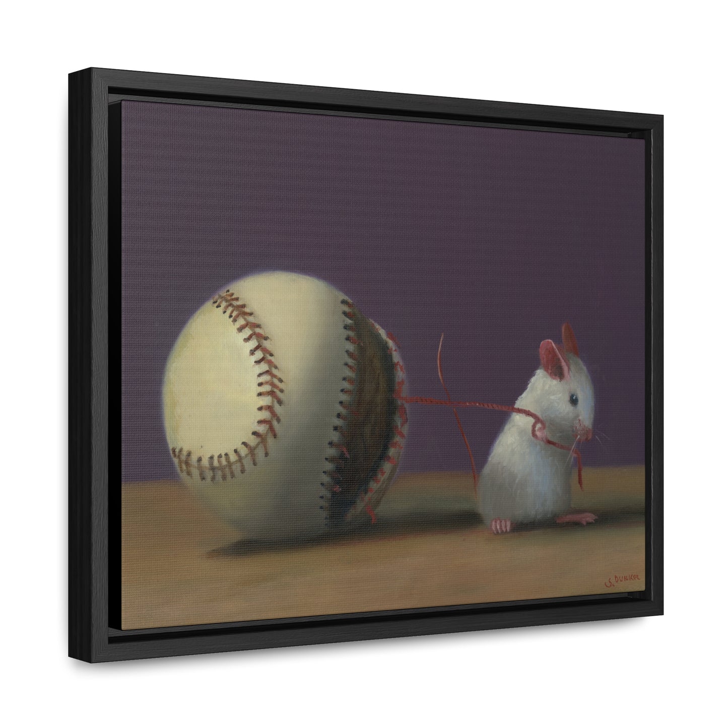 Stuart Dunkel's "Strike One" - Framed Canvas Reproduction