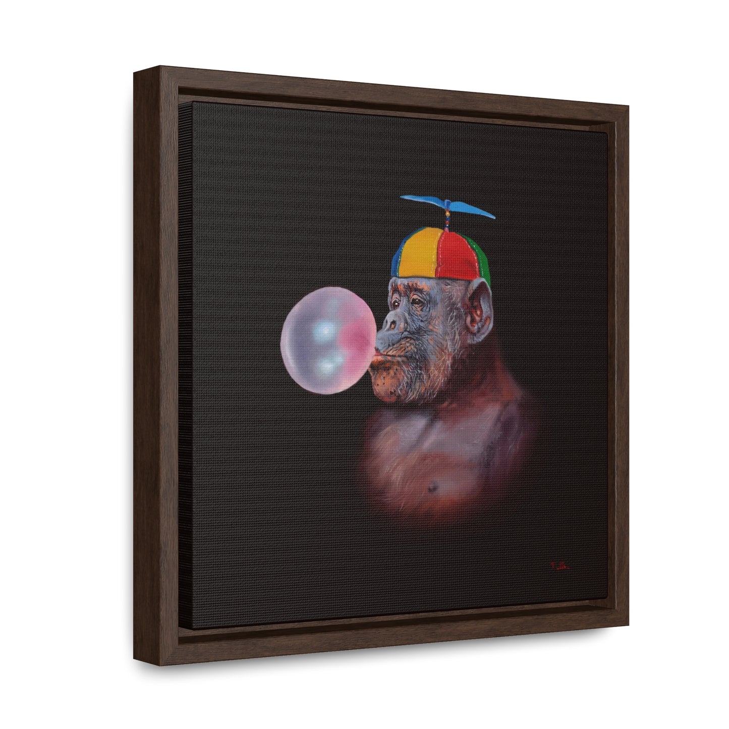 Tony South: "Inflate" - Framed Canvas Reproduction