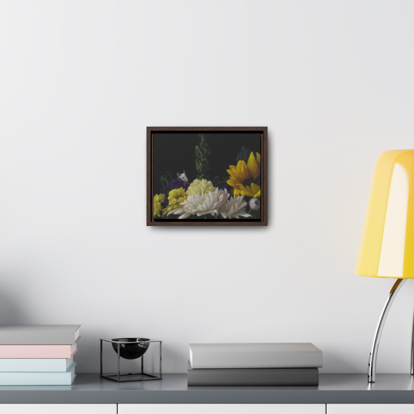 Stuart Dunkel: "Flower Power" - Framed Canvas Reproduction
