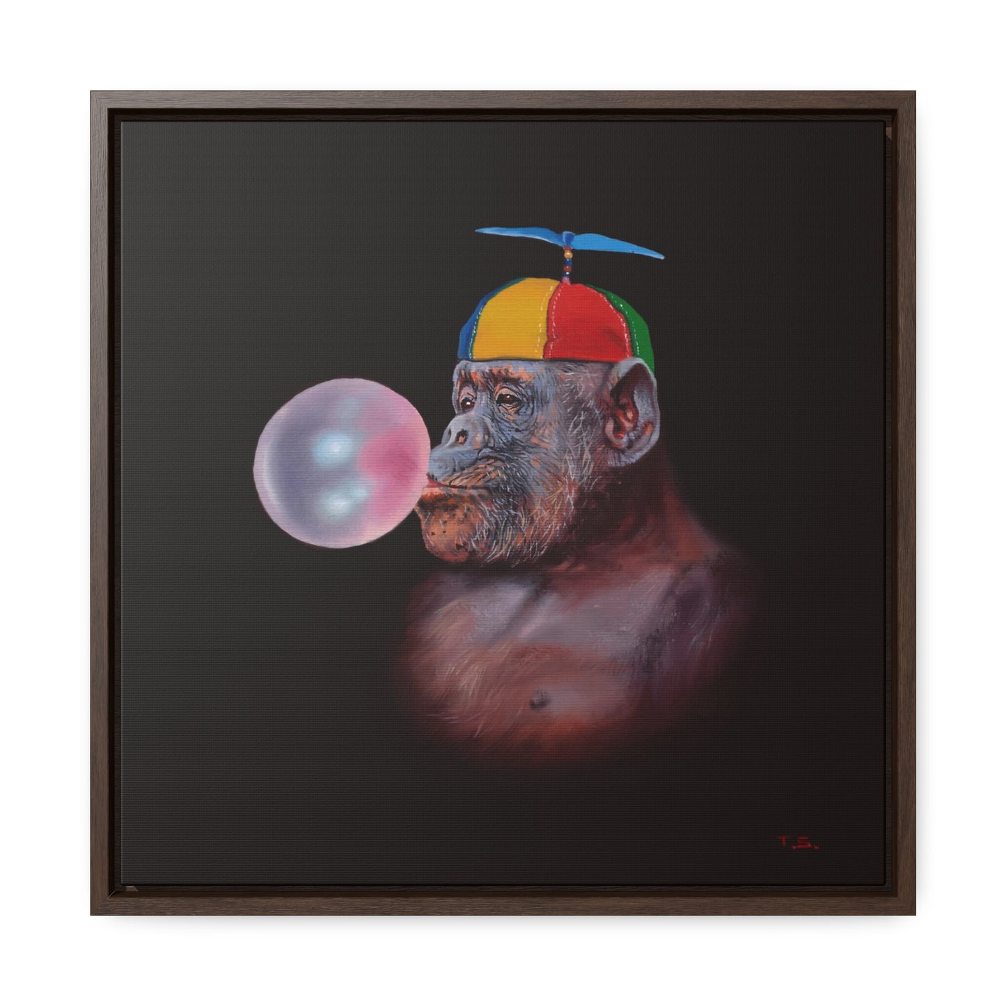 Tony South: "Inflate" - Framed Canvas Reproduction