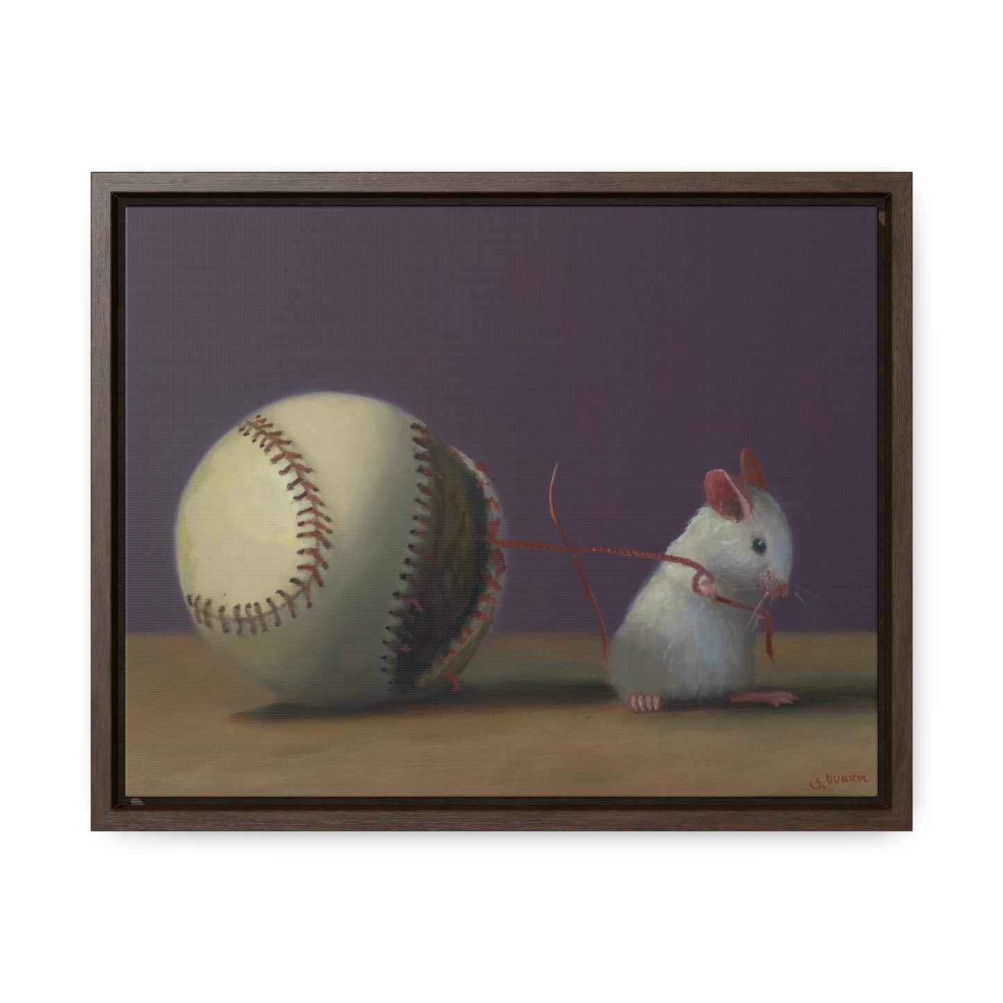 Stuart Dunkel's "Strike One" - Framed Canvas Reproduction