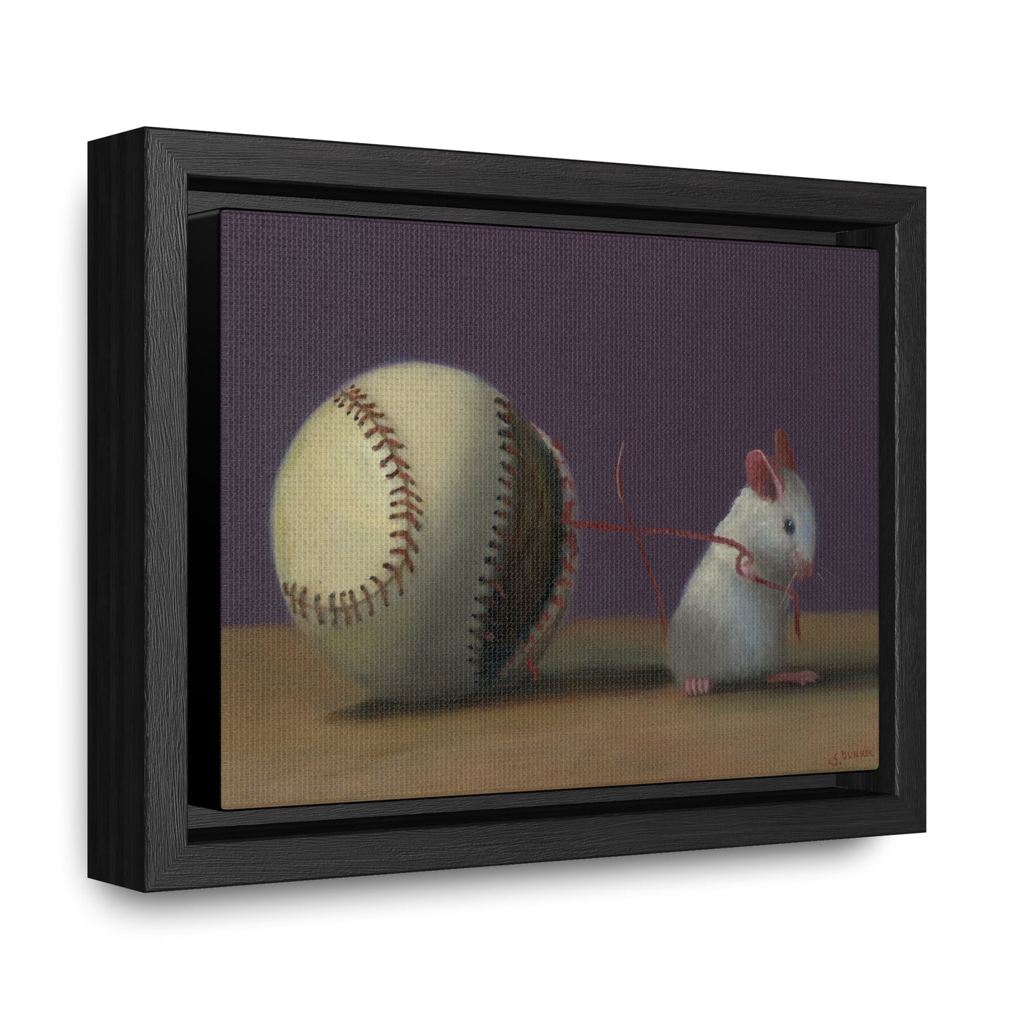 Stuart Dunkel's "Strike One" - Framed Canvas Reproduction