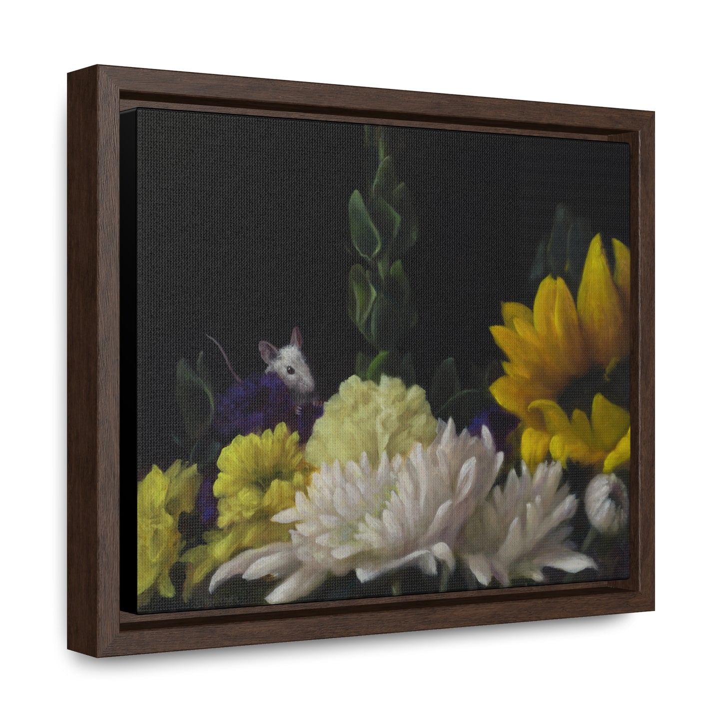 Stuart Dunkel: "Flower Power" - Framed Canvas Reproduction