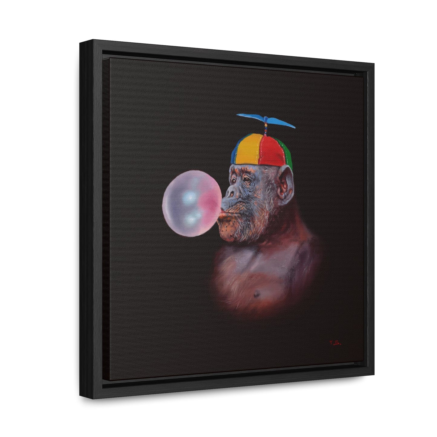 Tony South: "Inflate" - Framed Canvas Reproduction