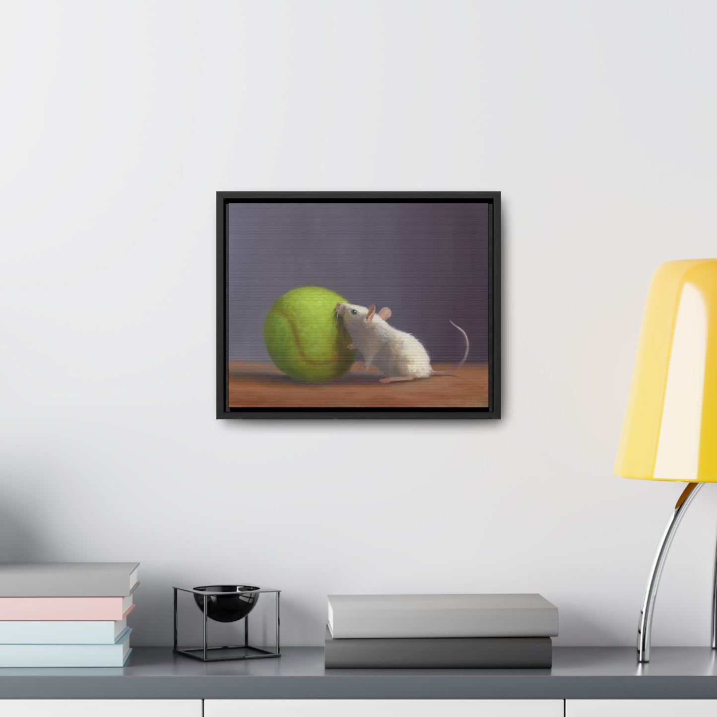 Stuart Dunkel: "Two Love" - Framed Canvas Reproduction