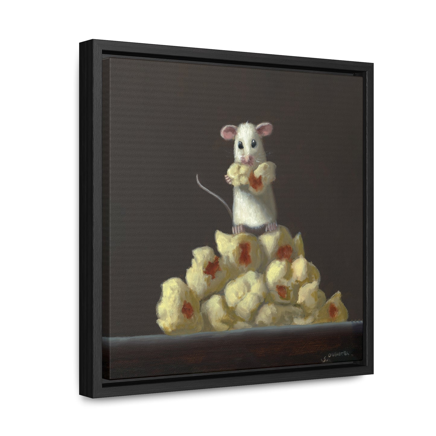 Stuart Dunkel: "More Butter" - Framed Canvas Reproduction