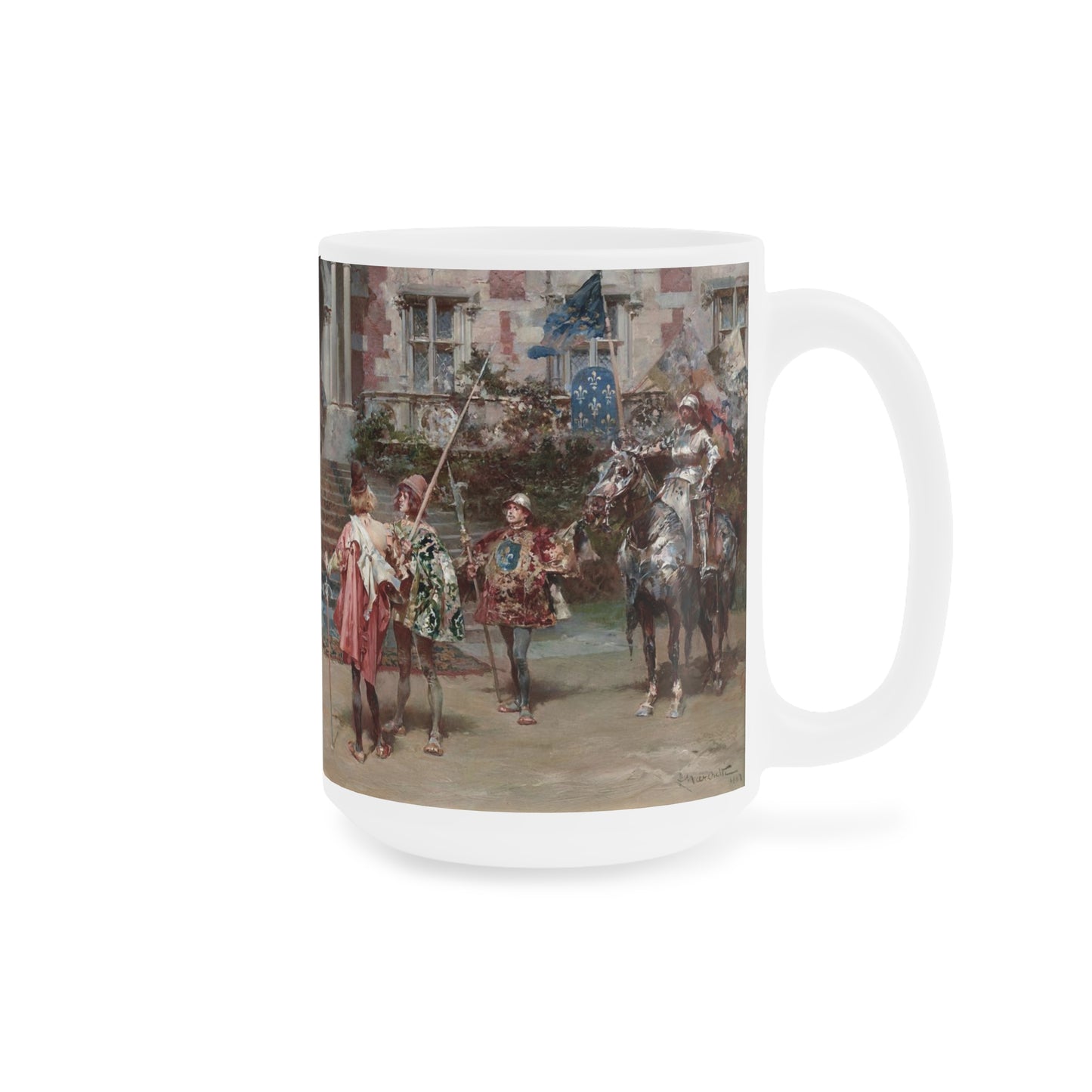 Ludovico Marchetti: "The Knight of Lily" Ceramic Mug (11oz\15oz\20oz)