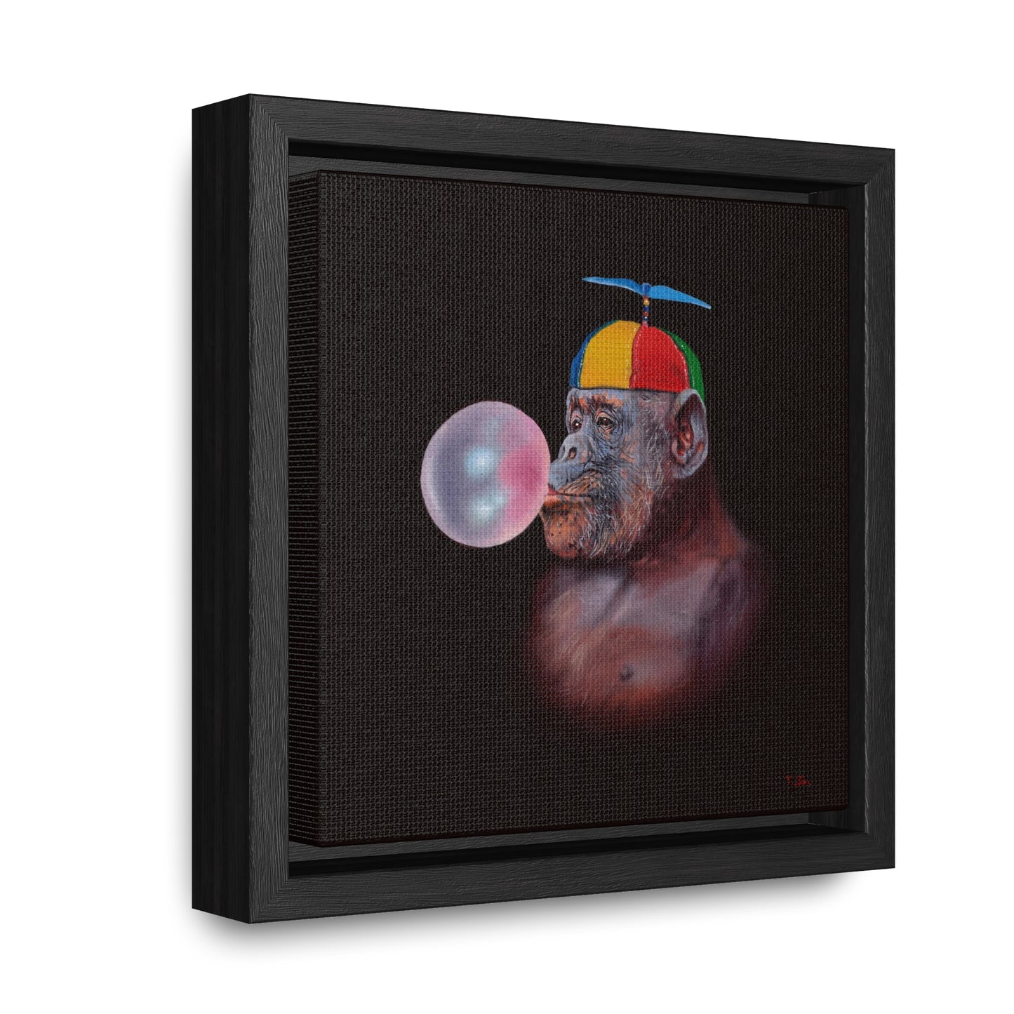 Tony South: "Inflate" - Framed Canvas Reproduction