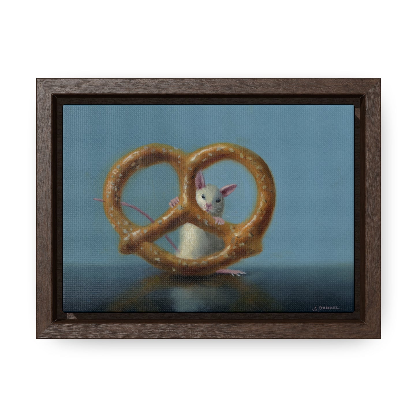 Stuart Dunkel: "Behind Bars" - Framed Canvas Reproduction