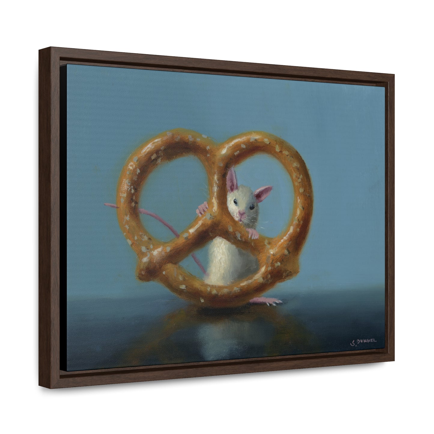 Stuart Dunkel: "Behind Bars" - Framed Canvas Reproduction