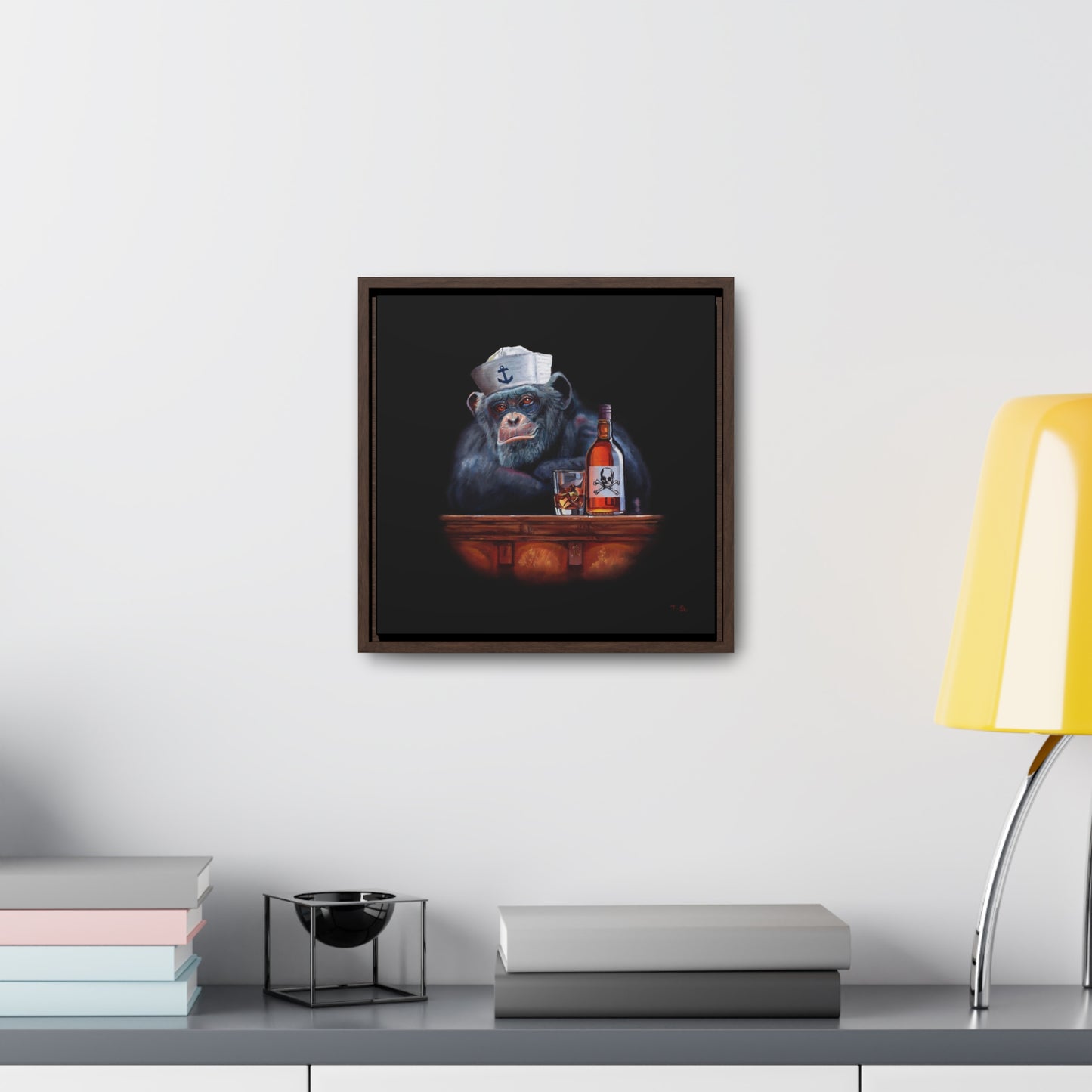 Tony South: "Ahoy" - Framed Canvas Reproduction