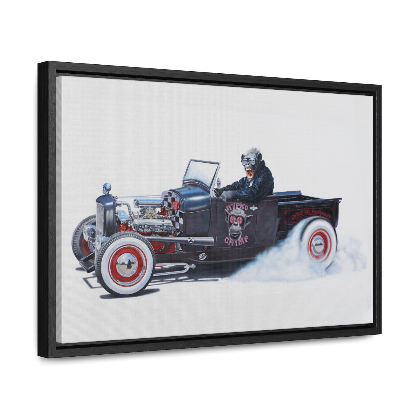 Tony South: "Still Smokin'" - Framed Canvas Reproduction