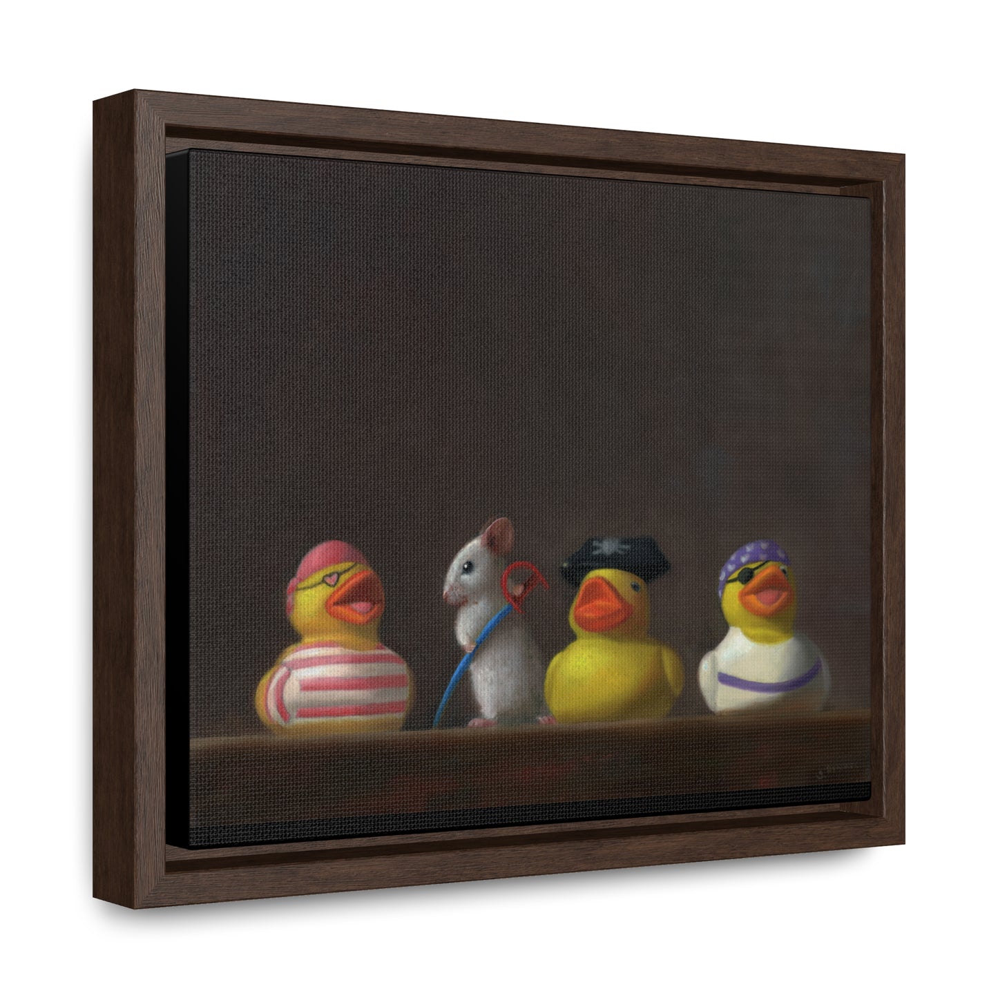 Stuart Dunkel: "Family Portrait: It's a Pirates Life" - Framed Canvas Reproduction