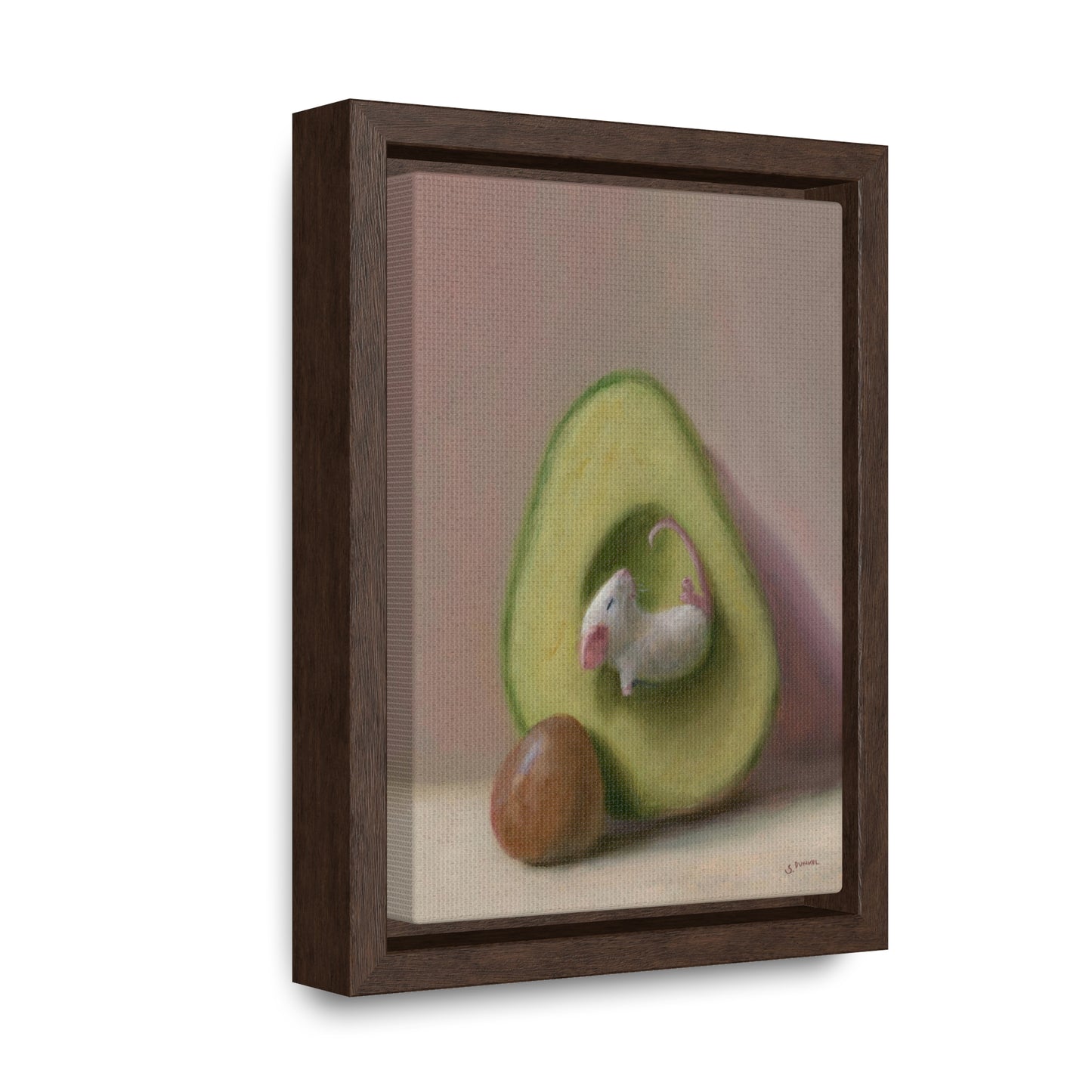 Copy of Stuart Dunkel: "Nappy" - Framed Canvas Reproduction