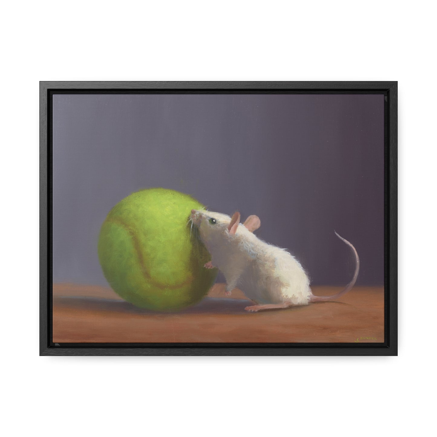 Stuart Dunkel: "Two Love" - Framed Canvas Reproduction