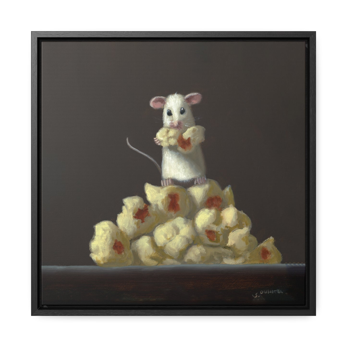 Stuart Dunkel: "More Butter" - Framed Canvas Reproduction