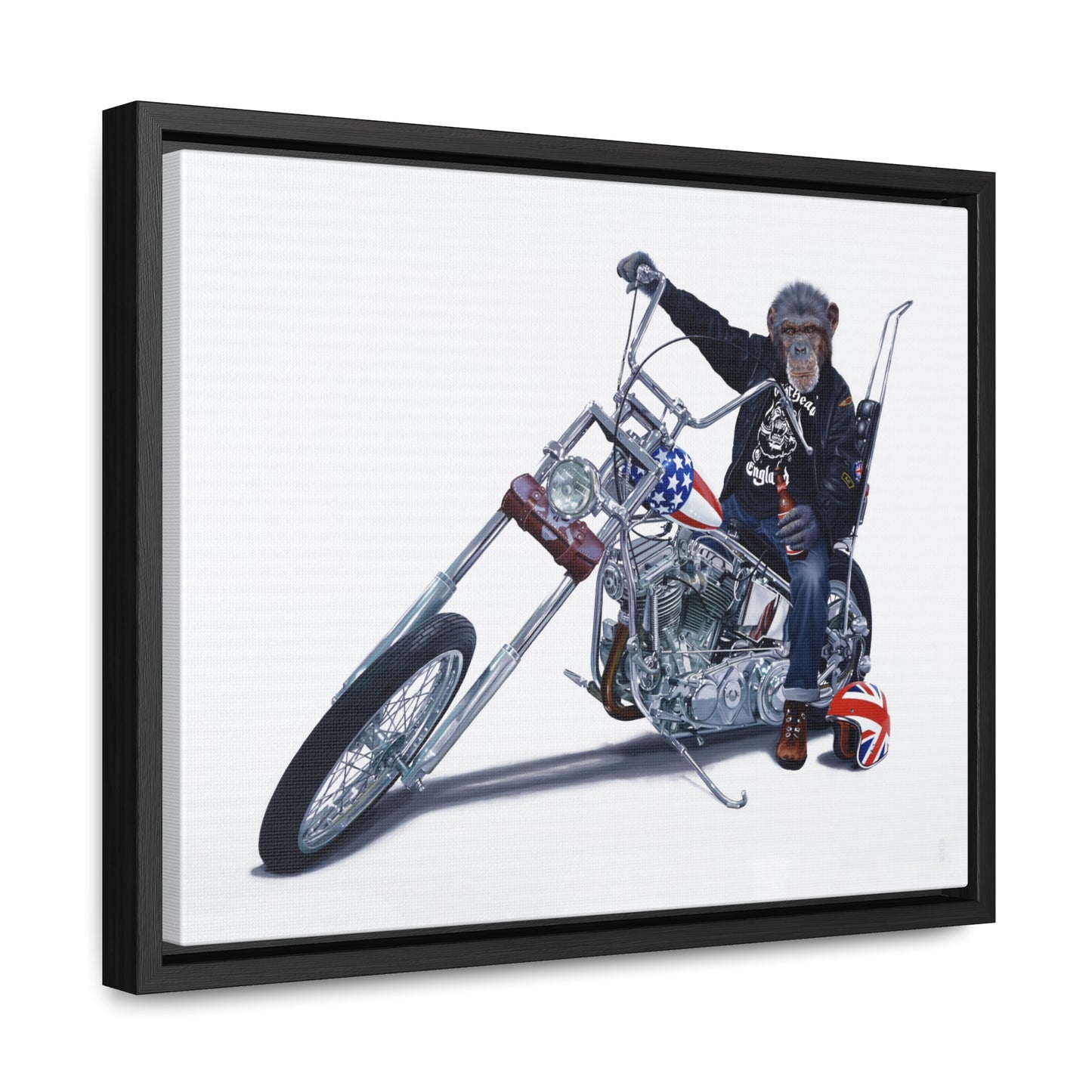 Tony South: "An Englishman in New York" - Framed Canvas Reproduction