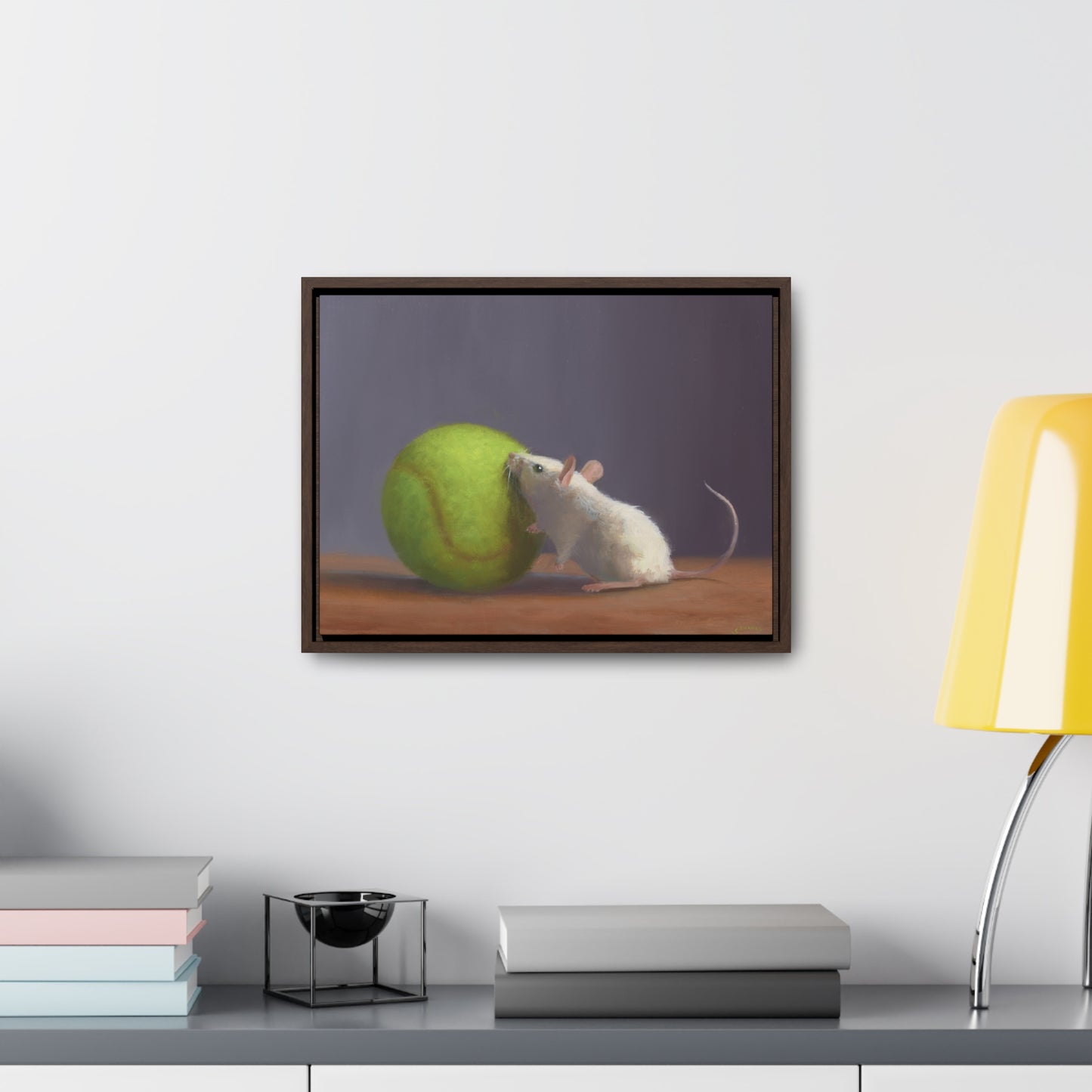 Stuart Dunkel: "Two Love" - Framed Canvas Reproduction