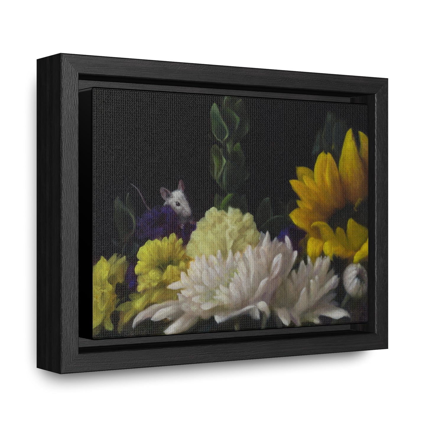 Stuart Dunkel: "Flower Power" - Framed Canvas Reproduction