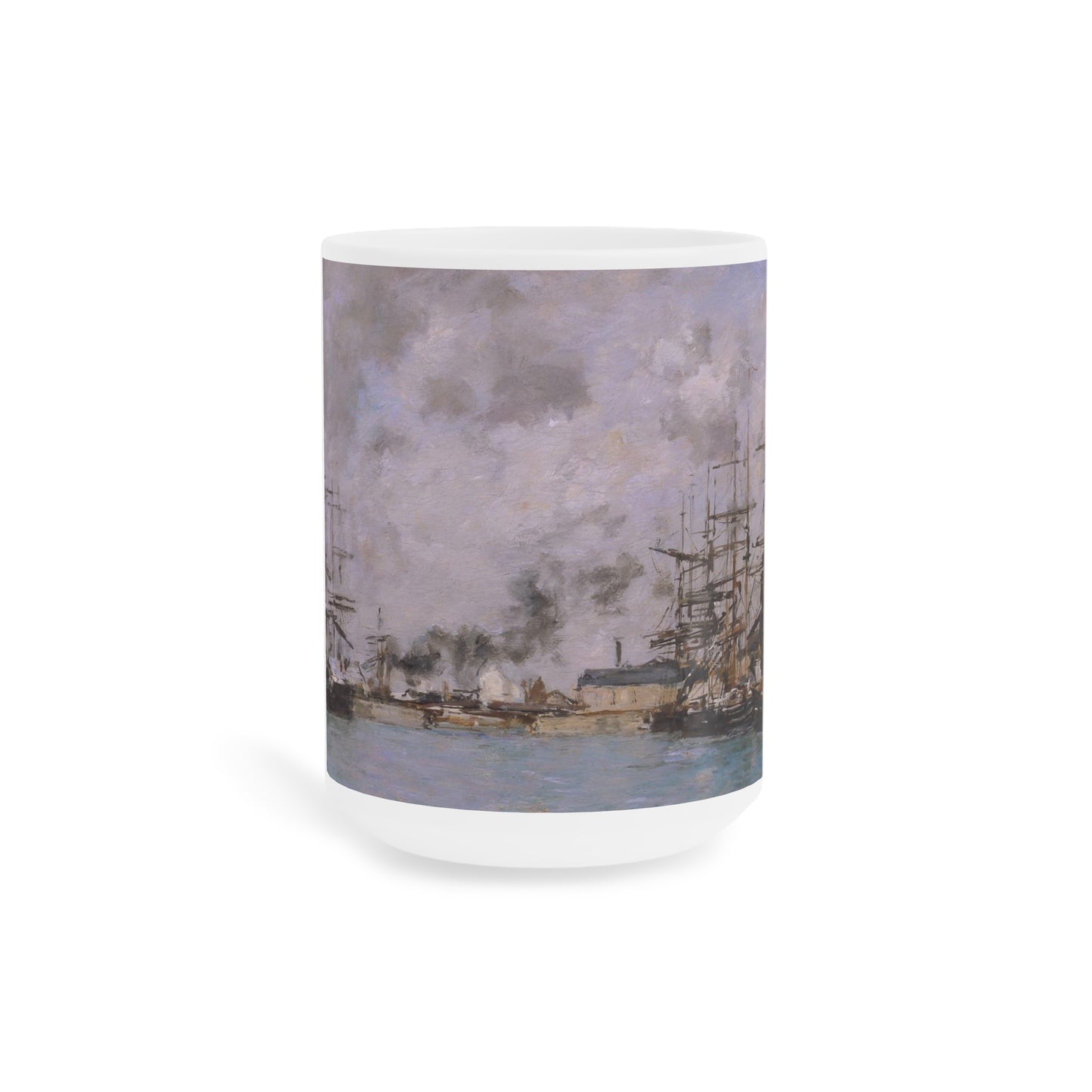 Eugene Boudin: "Deauville, le bassin" Ceramic Mug (11oz\15oz\20oz)