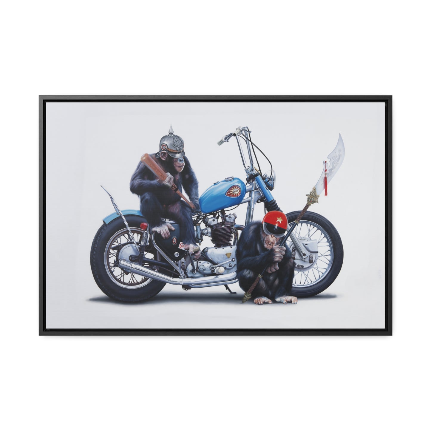 Tony South: "Defunct" - Framed Canvas Reproduction