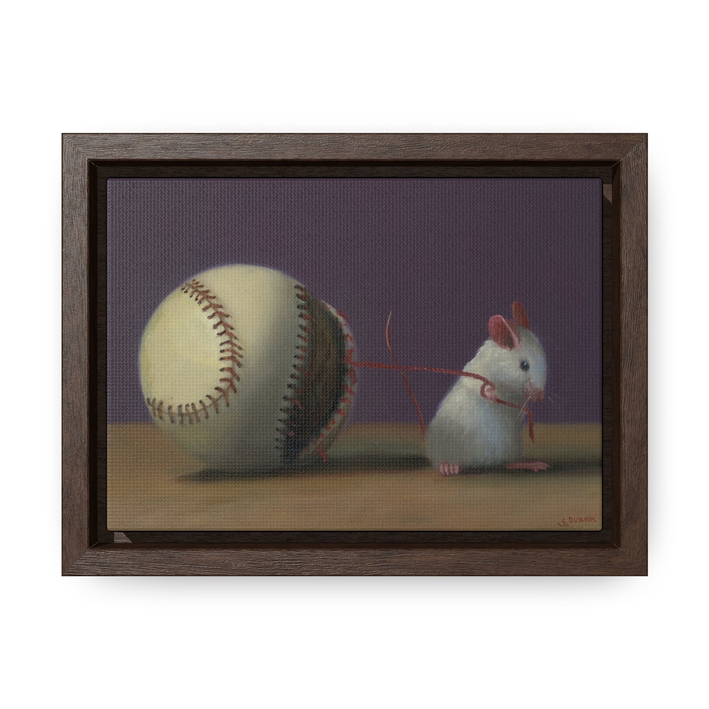 Stuart Dunkel's "Strike One" - Framed Canvas Reproduction