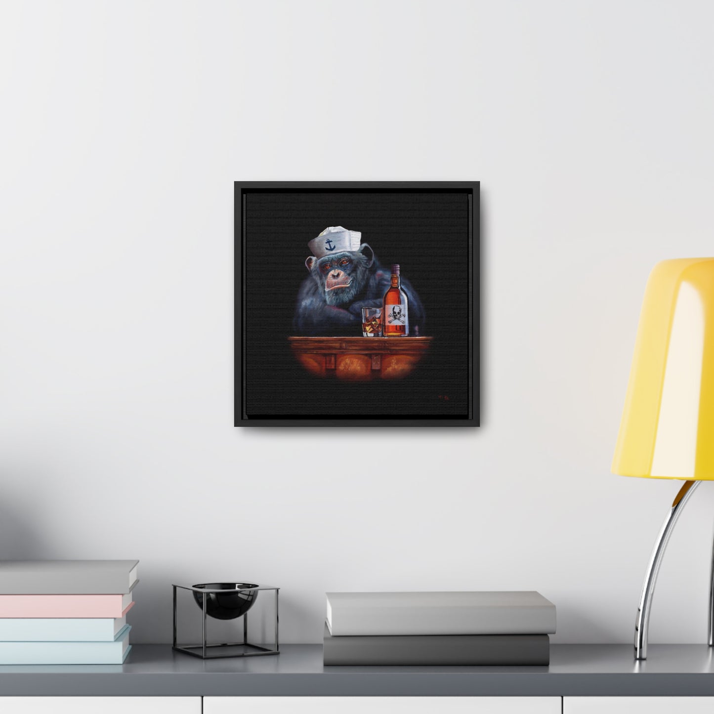 Tony South: "Ahoy" - Framed Canvas Reproduction