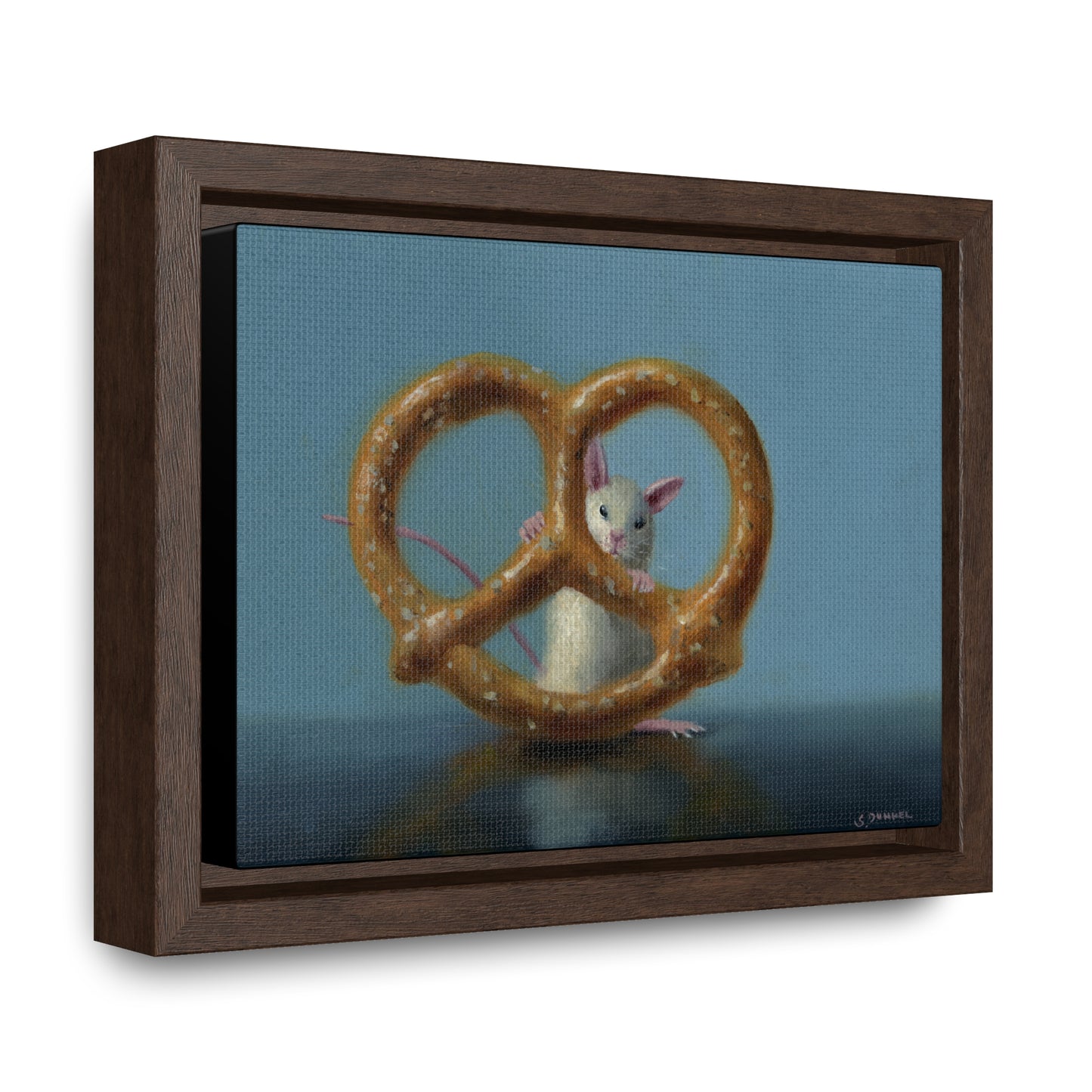 Stuart Dunkel: "Behind Bars" - Framed Canvas Reproduction