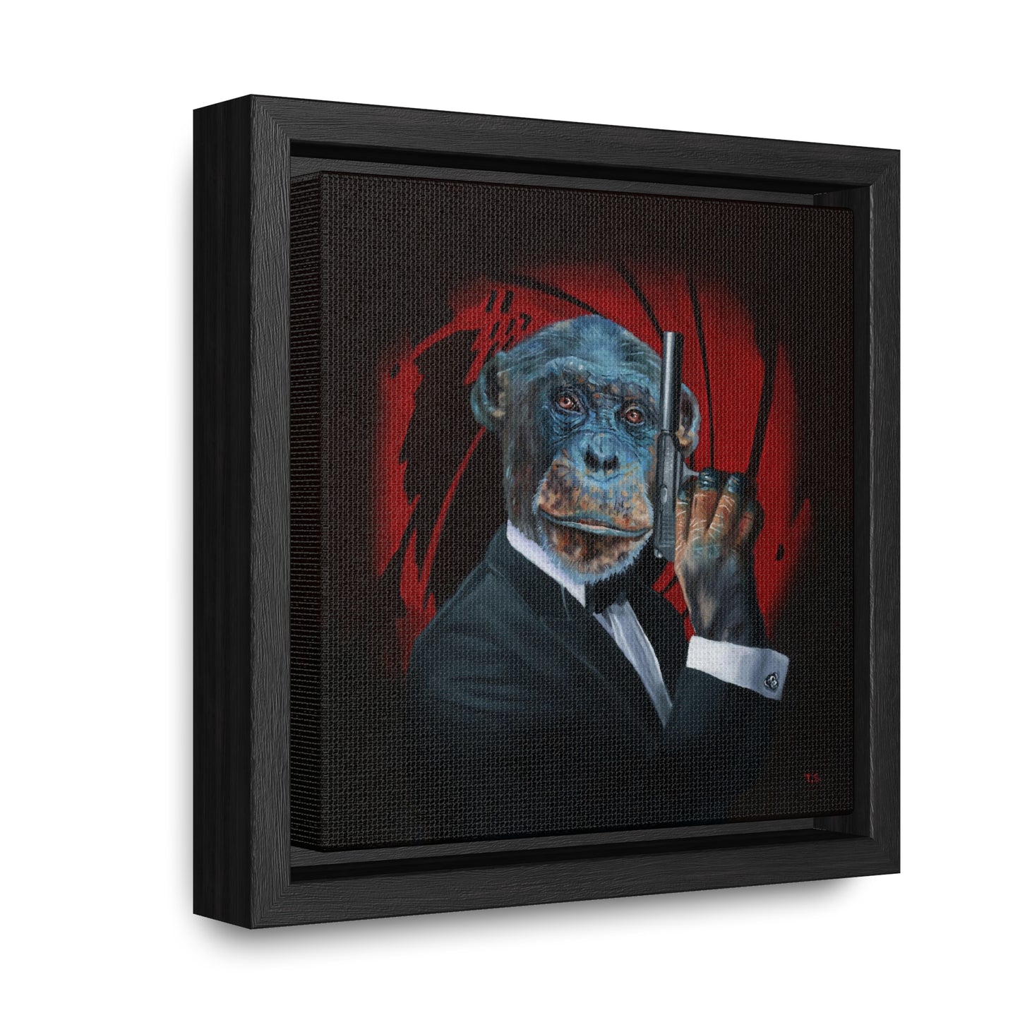 Tony South: "Shaken Not Stirred" - Framed Canvas Reproduction