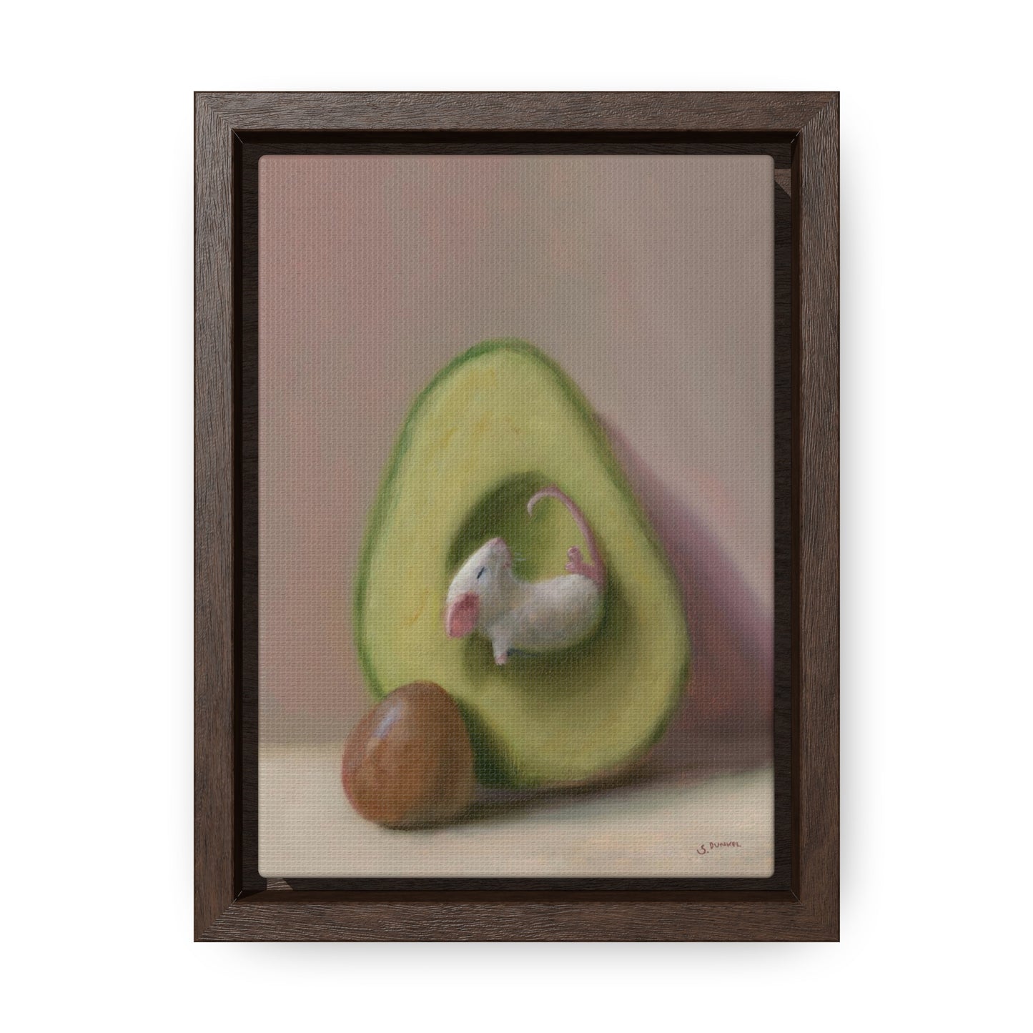 Copy of Stuart Dunkel: "Nappy" - Framed Canvas Reproduction