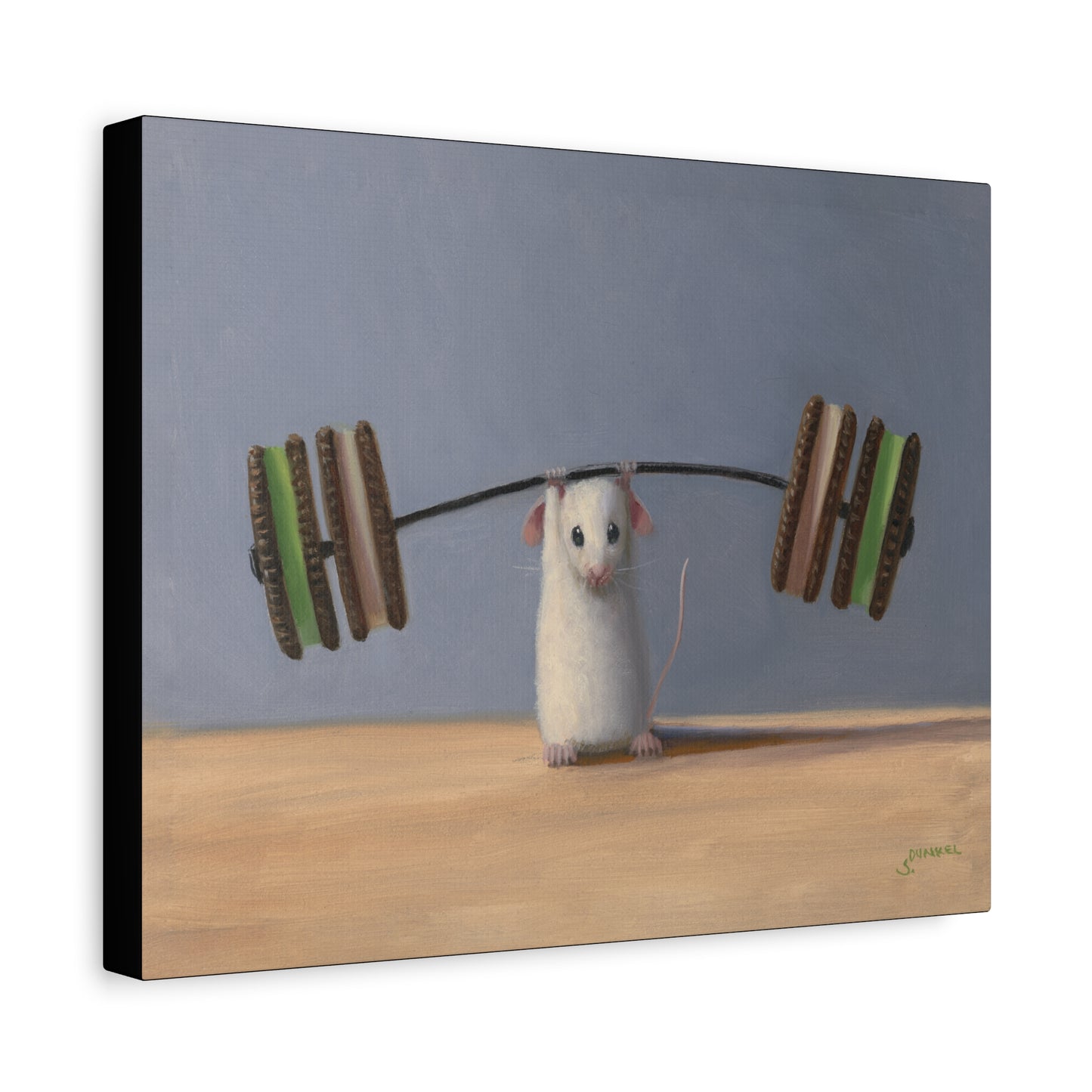 Stuart Dunkel: "Working Out" - Canvas Reproduction