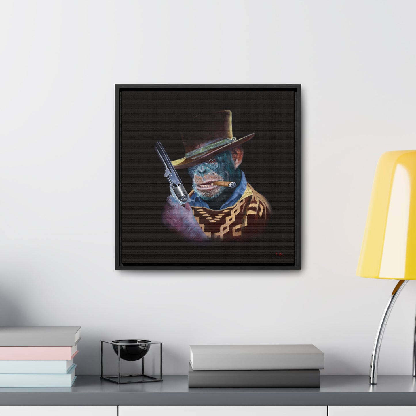 Tony South: "Drifter" - Framed Canvas Reproduction