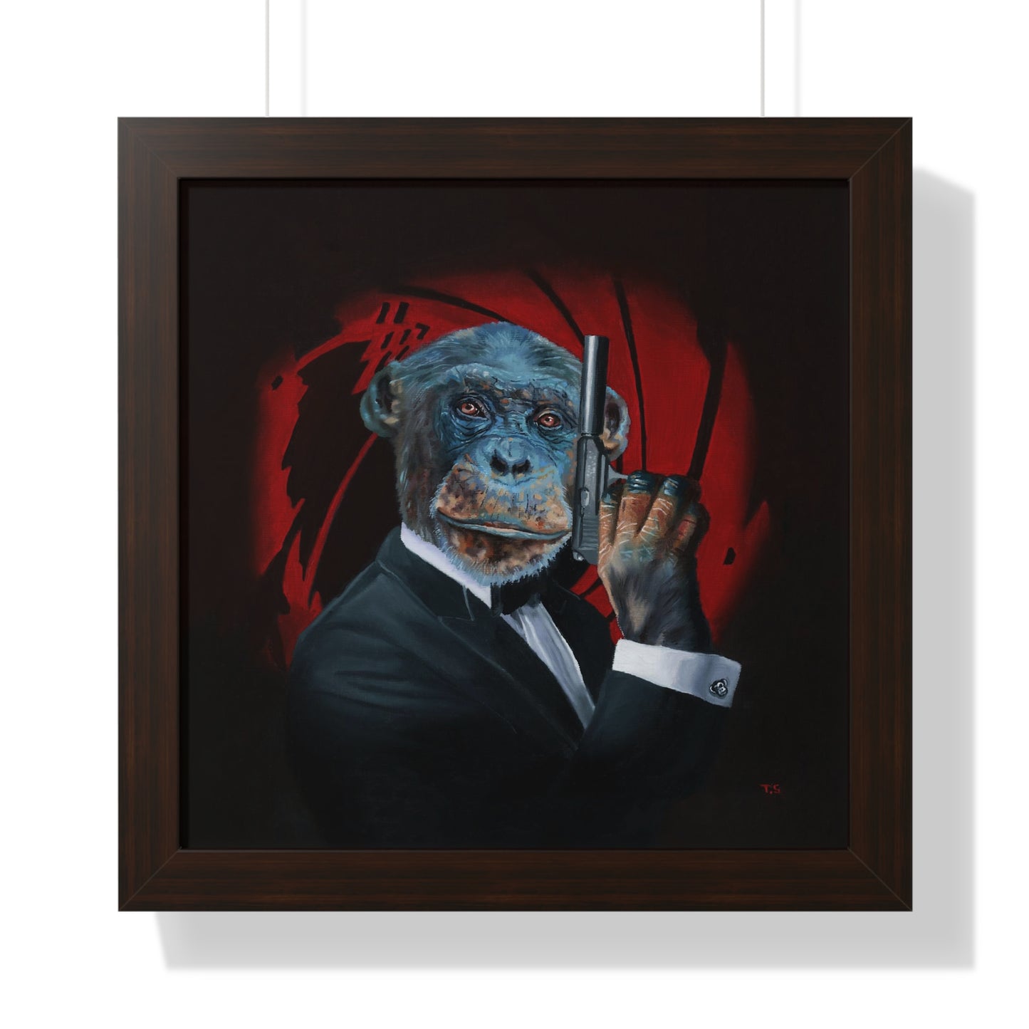 Tony South: "Shaken Not Stirred" Framed Poster
