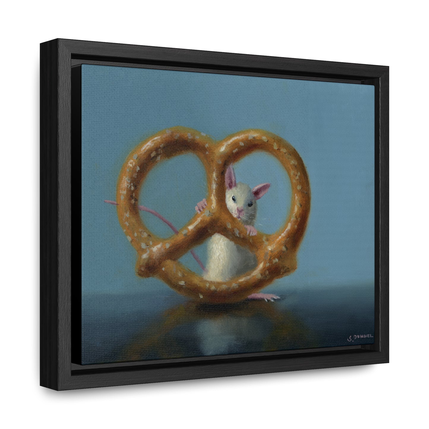 Stuart Dunkel: "Behind Bars" - Framed Canvas Reproduction