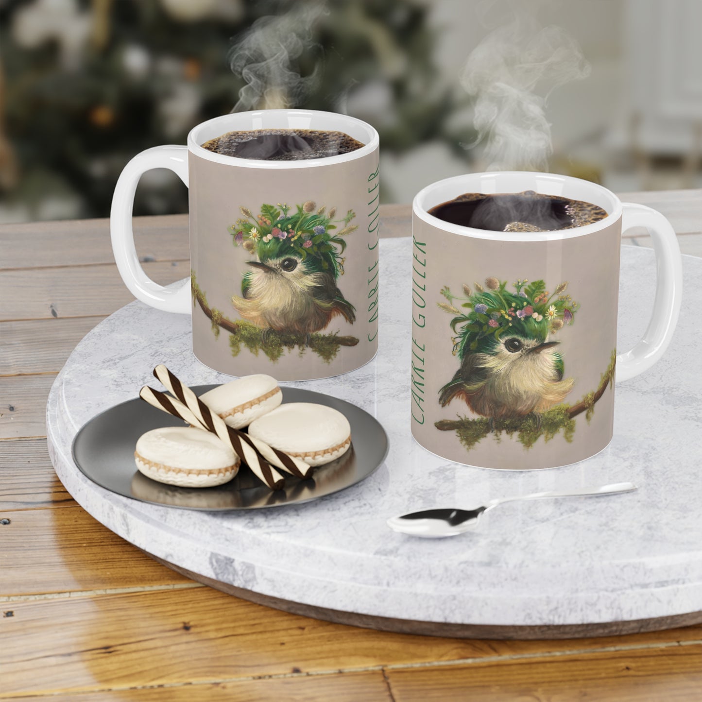 Carrie Goller: "Emerald" Ceramic Mug (11oz\15oz\20oz)
