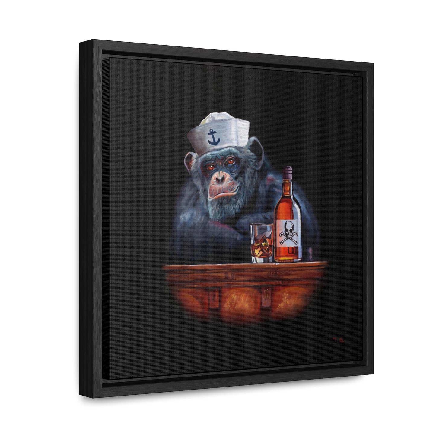 Tony South: "Ahoy" - Framed Canvas Reproduction