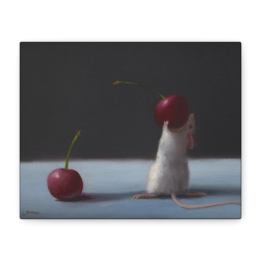 Stuart Dunkel: "Two Cherries" - Canvas Reproduction