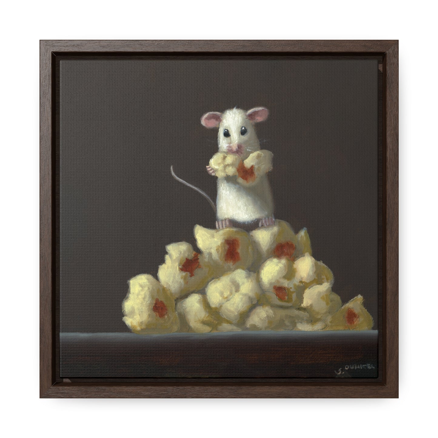 Stuart Dunkel: "More Butter" - Framed Canvas Reproduction