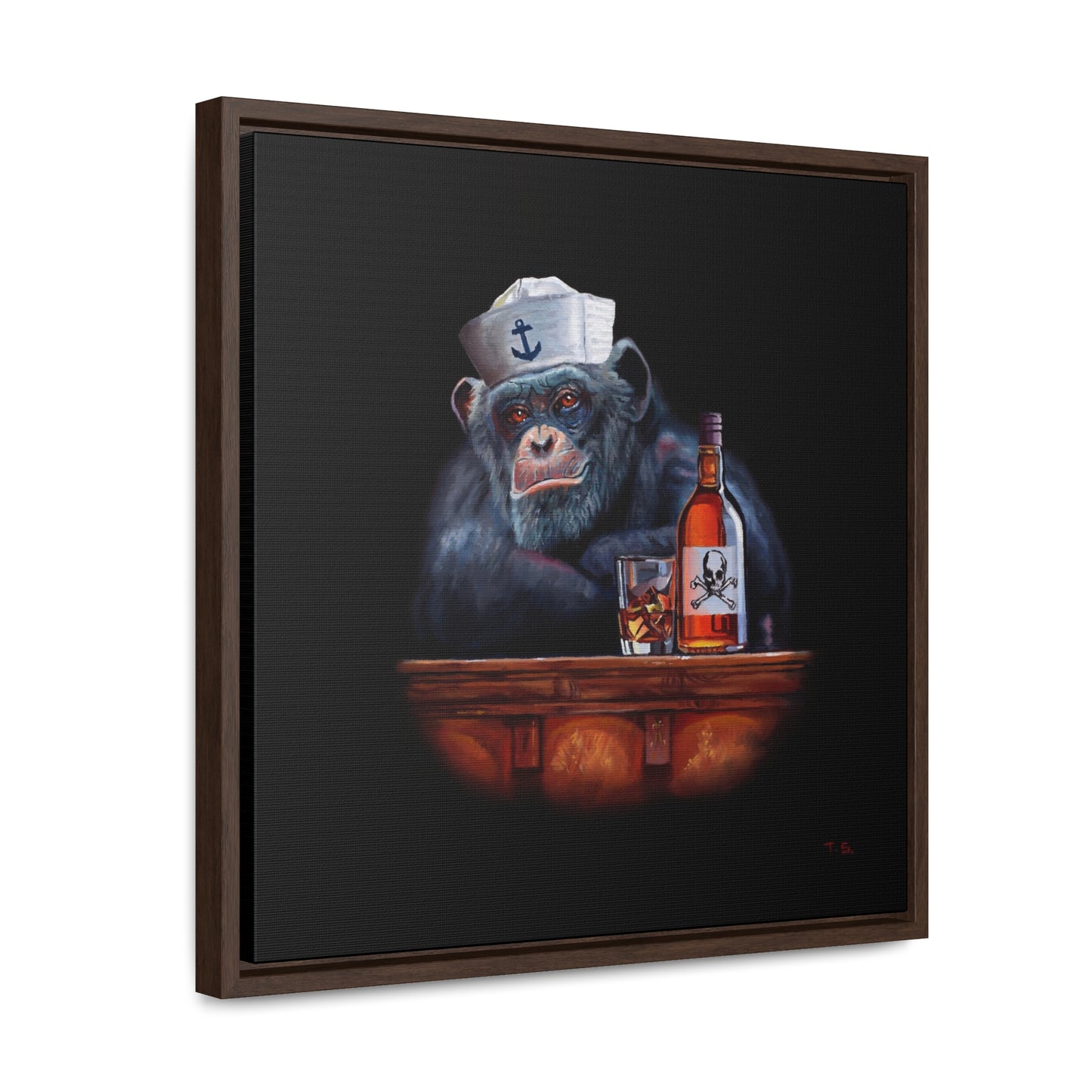 Tony South: "Ahoy" - Framed Canvas Reproduction