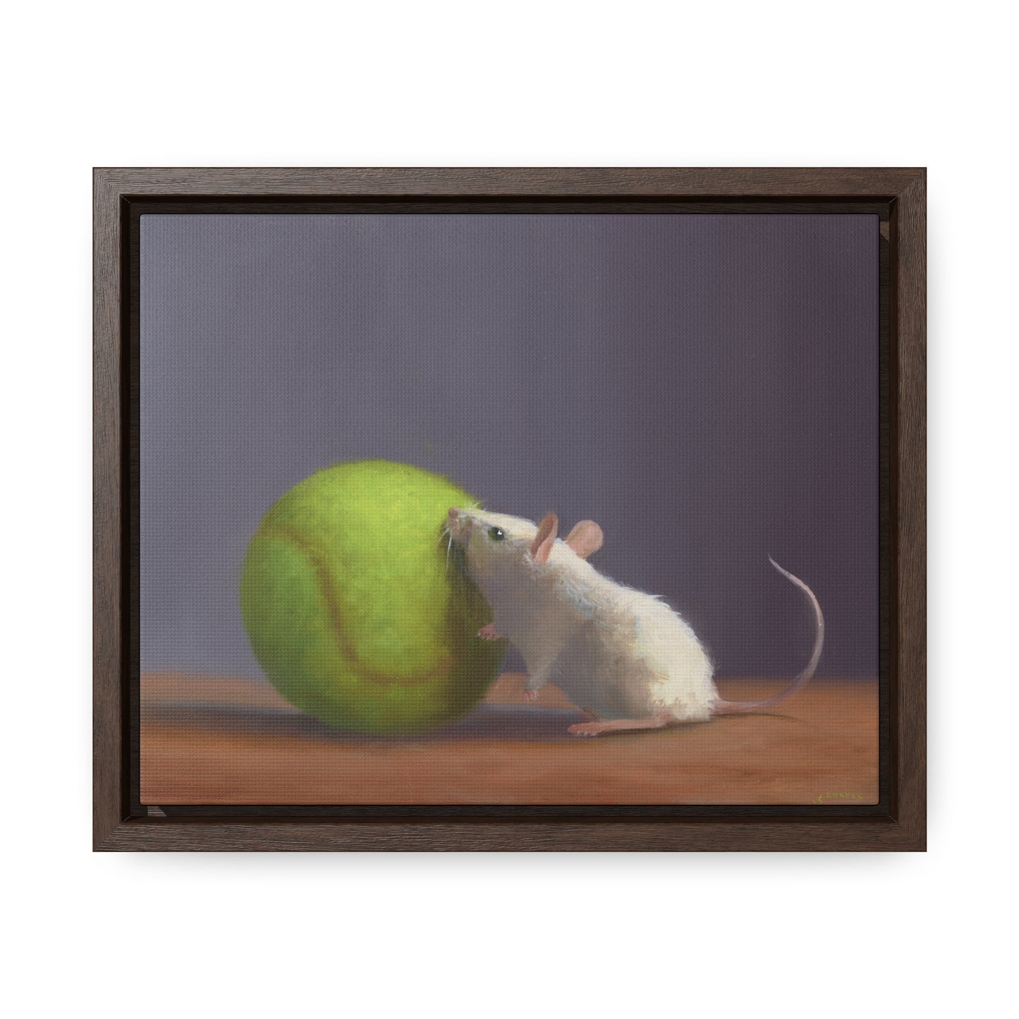 Stuart Dunkel: "Two Love" - Framed Canvas Reproduction