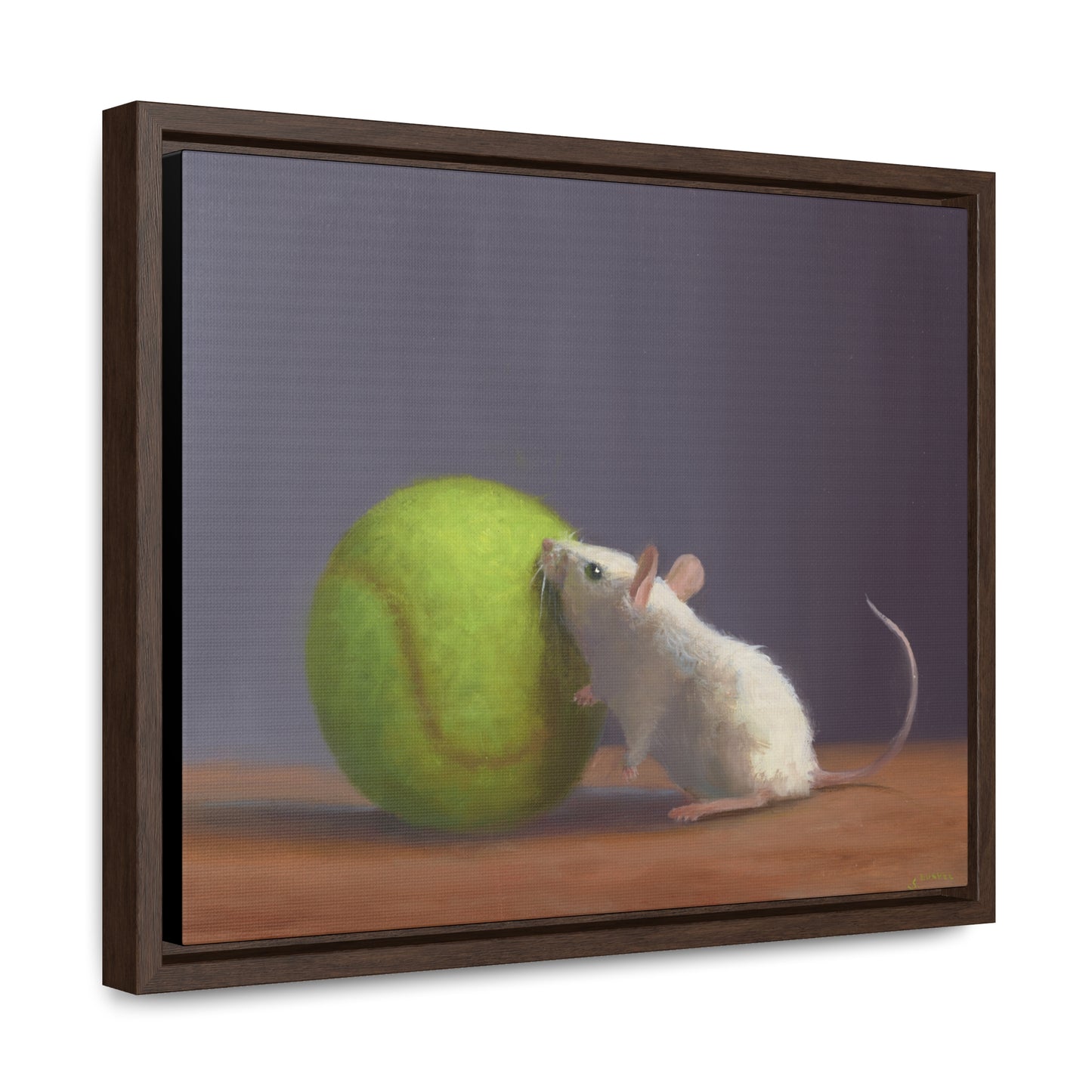 Stuart Dunkel: "Two Love" - Framed Canvas Reproduction