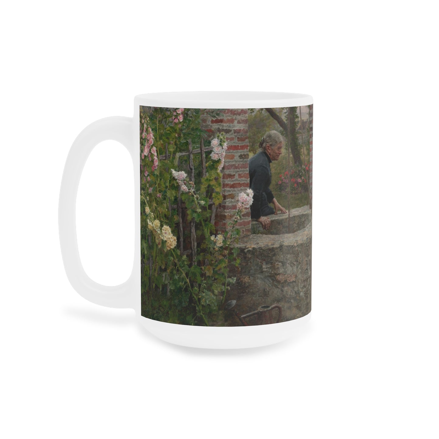 Marie Francois Firmin-Girard: "Un Puits Mitoyen" Ceramic Mug (11oz\15oz\20oz)