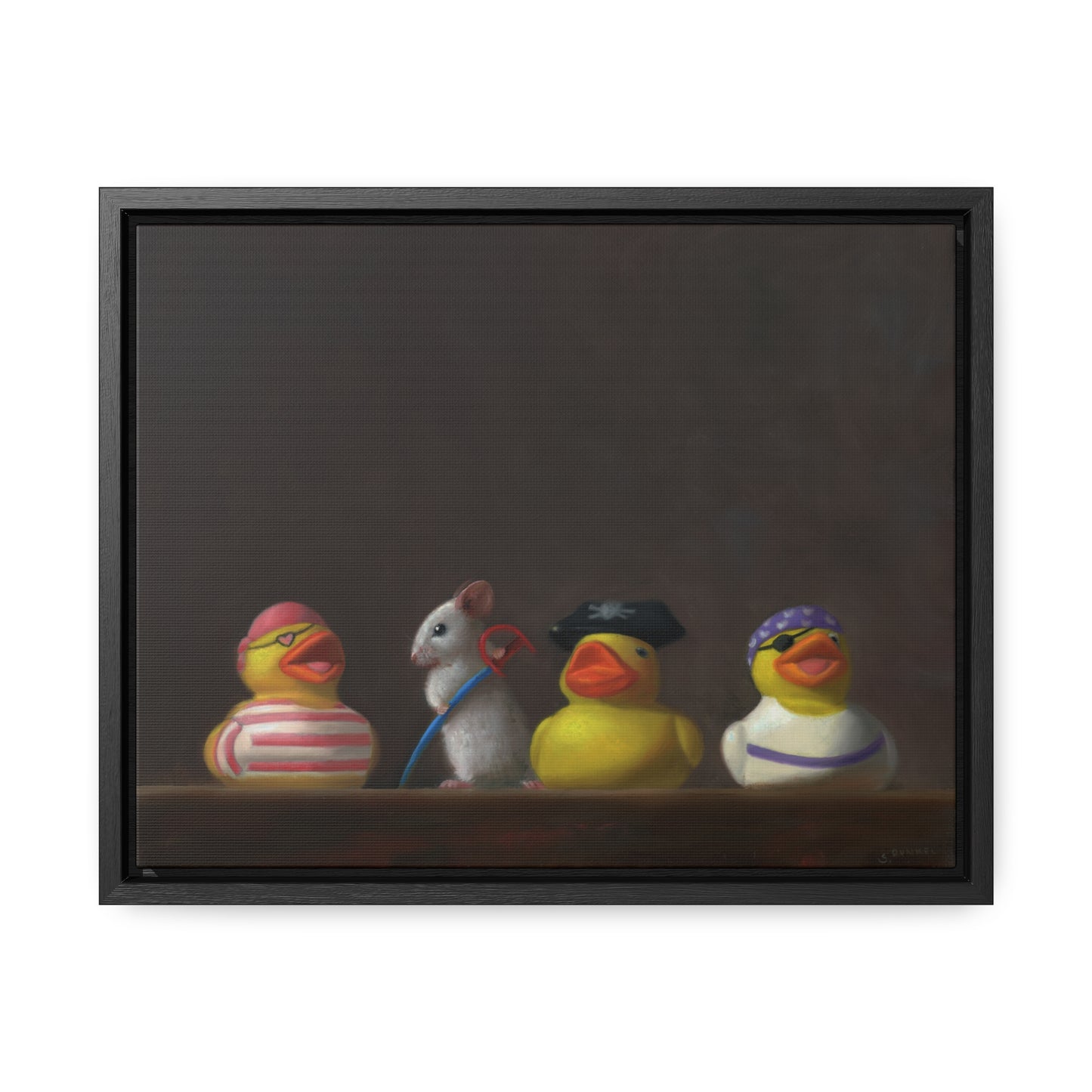 Stuart Dunkel: "Family Portrait: It's a Pirates Life" - Framed Canvas Reproduction