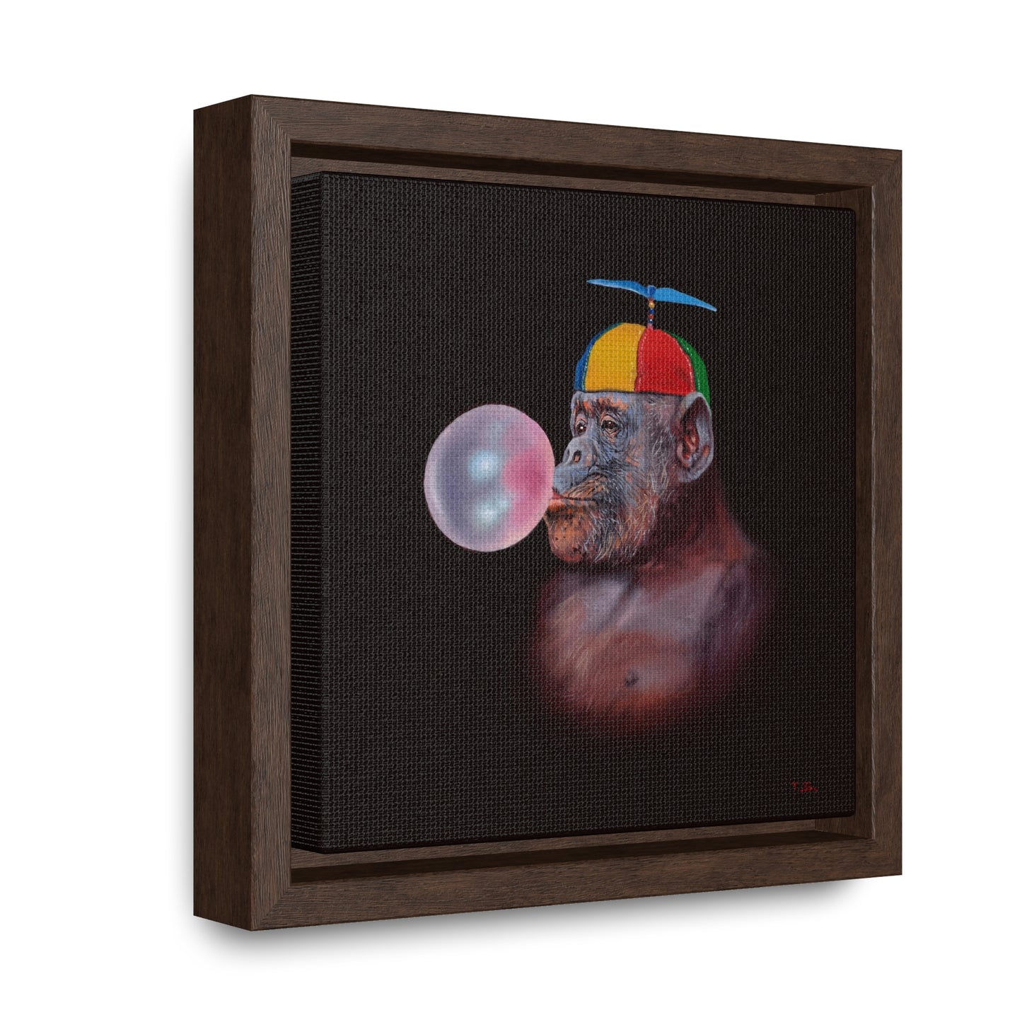 Tony South: "Inflate" - Framed Canvas Reproduction